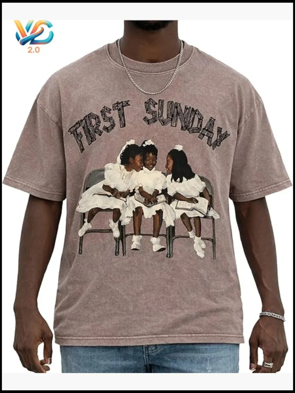 Christian Graphic Tee Oversized Vintage Streetwear Crew Neck